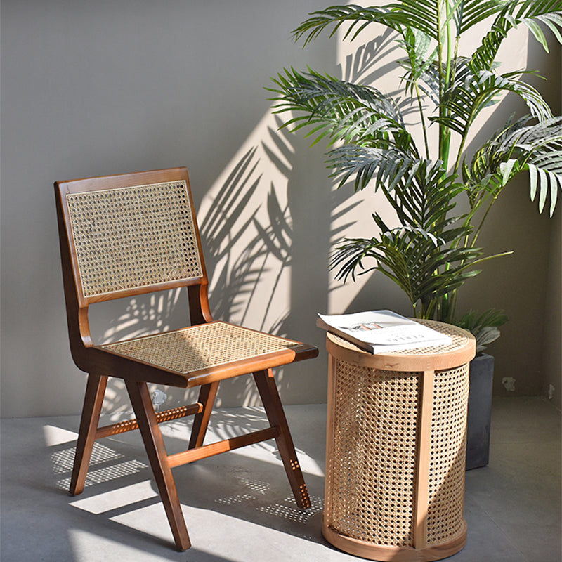 Chaises de salle à manger en bois de ferme, chaise latérale de salle à manger à dossier ouvert pour utilisation au restaurant