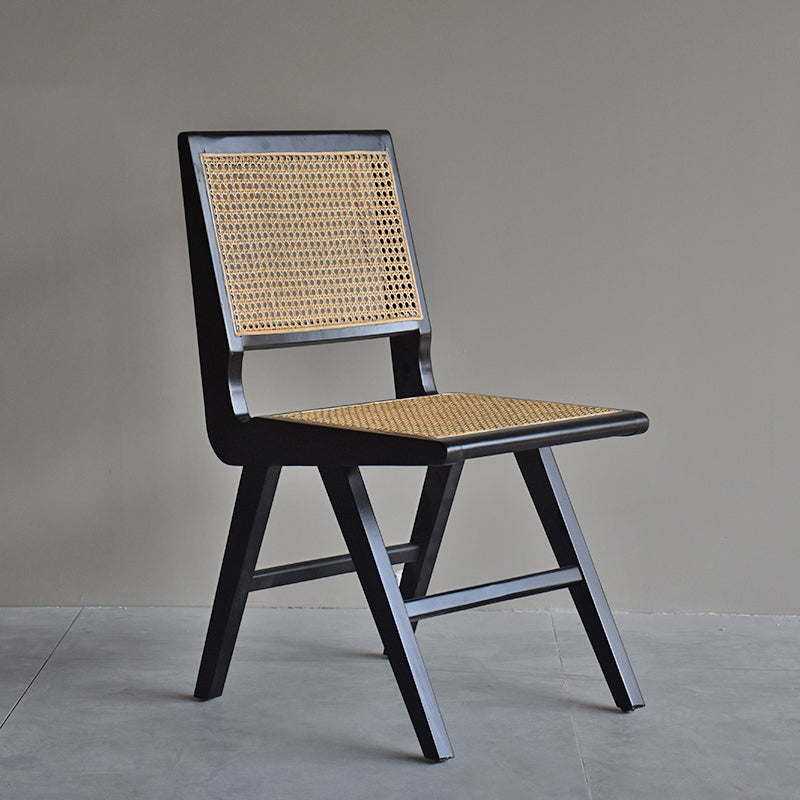 Chaises de salle à manger en bois de ferme, chaise latérale de salle à manger à dossier ouvert pour utilisation au restaurant