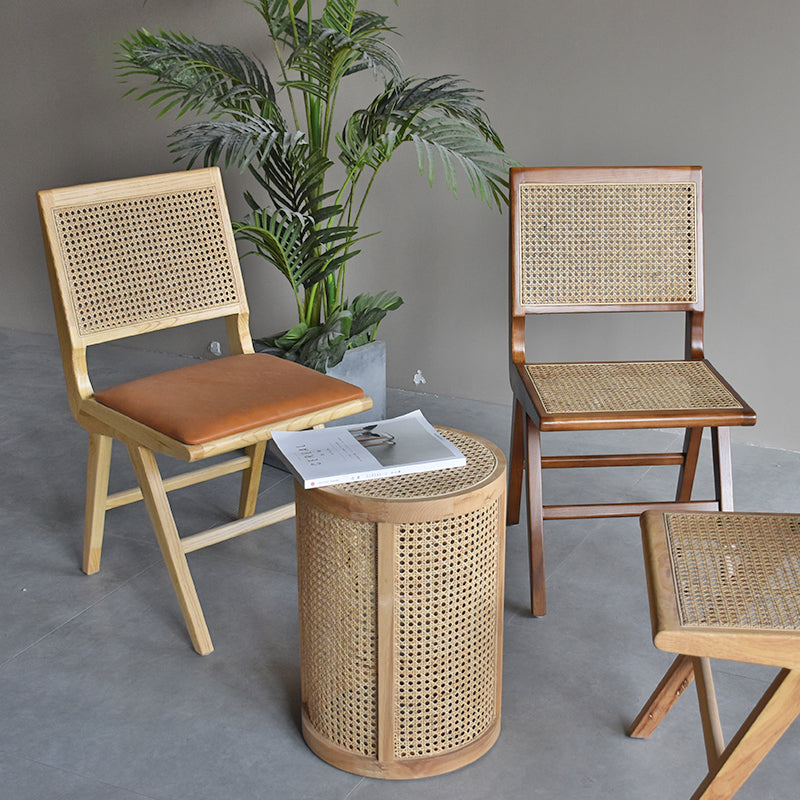Chaises de salle à manger en bois de ferme, chaise latérale de salle à manger à dossier ouvert pour utilisation au restaurant