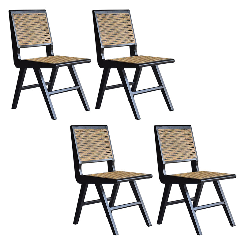 Chaises de salle à manger en bois de ferme, chaise latérale de salle à manger à dossier ouvert pour utilisation au restaurant
