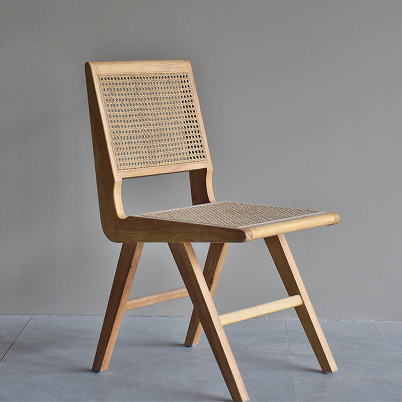 Chaises de salle à manger en bois de ferme, chaise latérale de salle à manger à dossier ouvert pour utilisation au restaurant