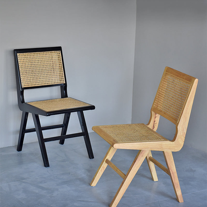 Chaises de salle à manger en bois de ferme, chaise latérale de salle à manger à dossier ouvert pour utilisation au restaurant