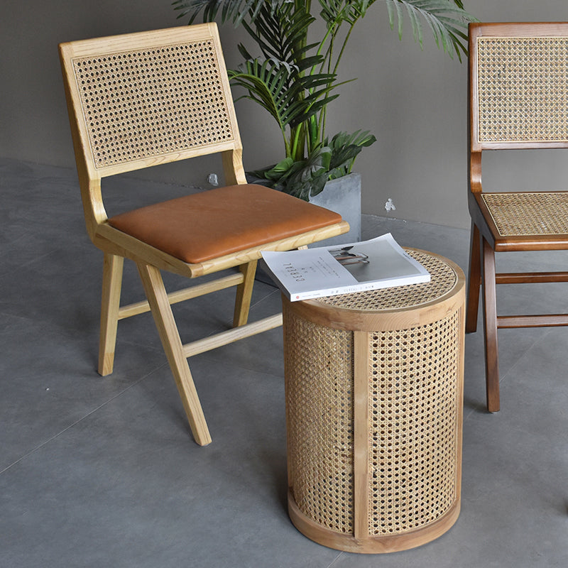Chaises de salle à manger en bois de ferme, chaise latérale de salle à manger à dossier ouvert pour utilisation au restaurant