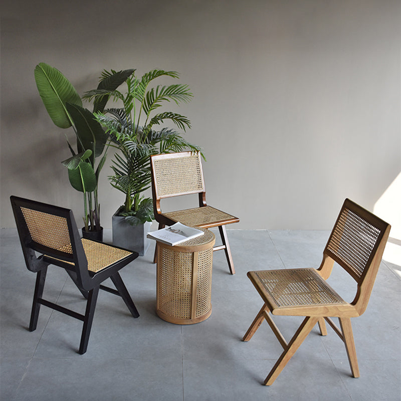 Chaises de salle à manger en bois de ferme, chaise latérale de salle à manger à dossier ouvert pour utilisation au restaurant