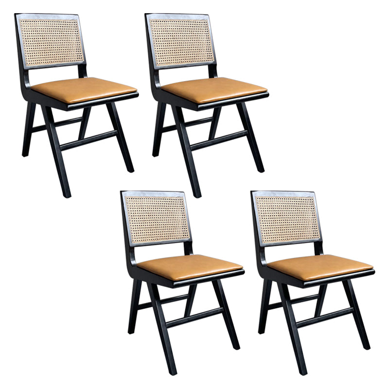 Chaises de salle à manger en bois de ferme, chaise latérale de salle à manger à dossier ouvert pour utilisation au restaurant