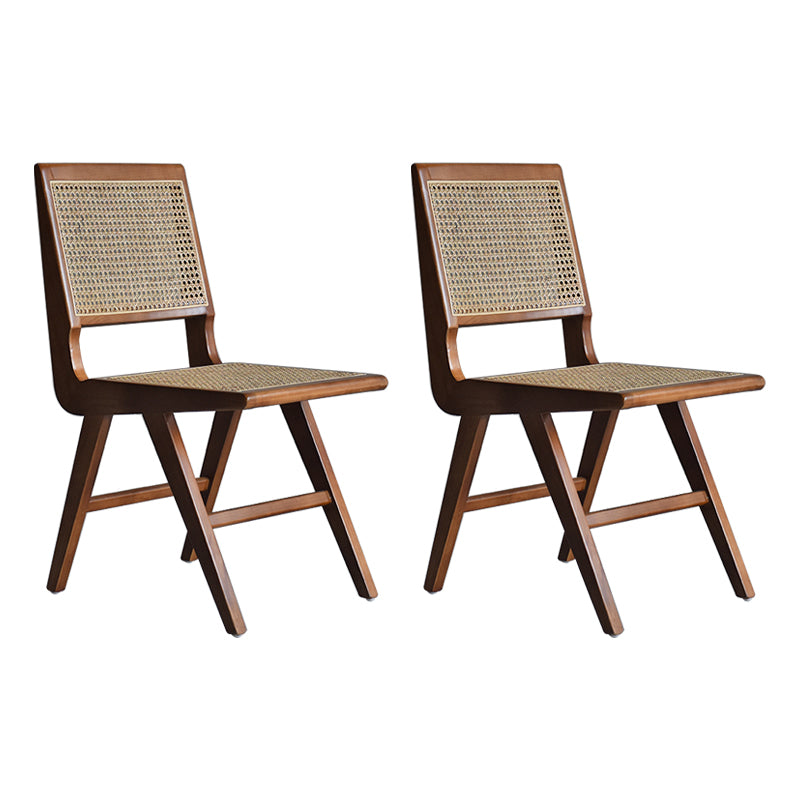 Chaises de salle à manger en bois de ferme, chaise latérale de salle à manger à dossier ouvert pour utilisation au restaurant