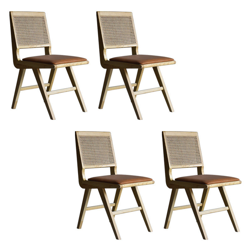 Chaises de salle à manger en bois de ferme, chaise latérale de salle à manger à dossier ouvert pour utilisation au restaurant