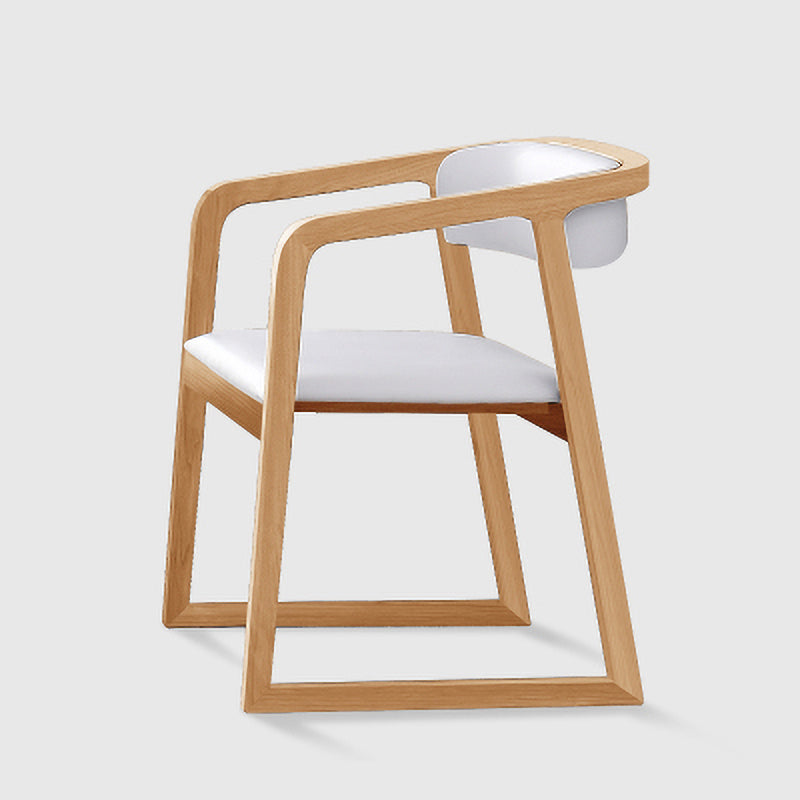 Ensemble de chaises traditionnelles en bois de frêne, cuisine, salle à manger, fauteuil à dossier ouvert