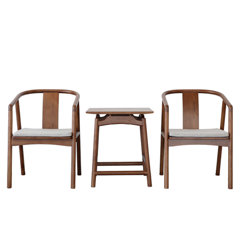 Chaise simple de bras arrière de latte de cuisine de chaises en bois de frêne de style traditionnel