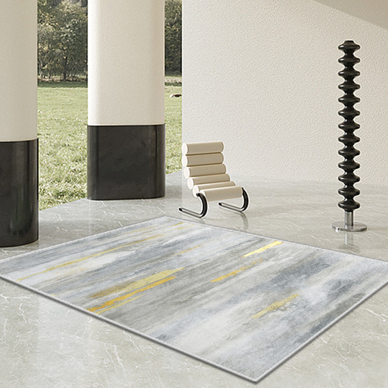 Moderne woonkamer Tapijtkleurige kleurblok Polyester Area Tapijt Non-slip achtergrondgebied Tapijtdap
