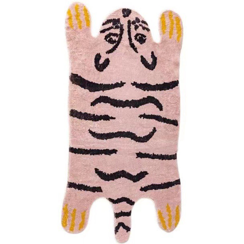 Novelty Animal Pattern Rug Polyester Indoor Rug Non-Slip Backing Carpet for Living Room