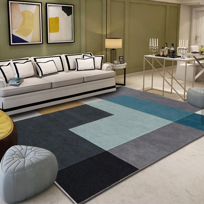Casual rechthoek Print Rug Polyester binnen Tapijt Tapijt Non-Slip Backing Area Teken voor de woonkamer