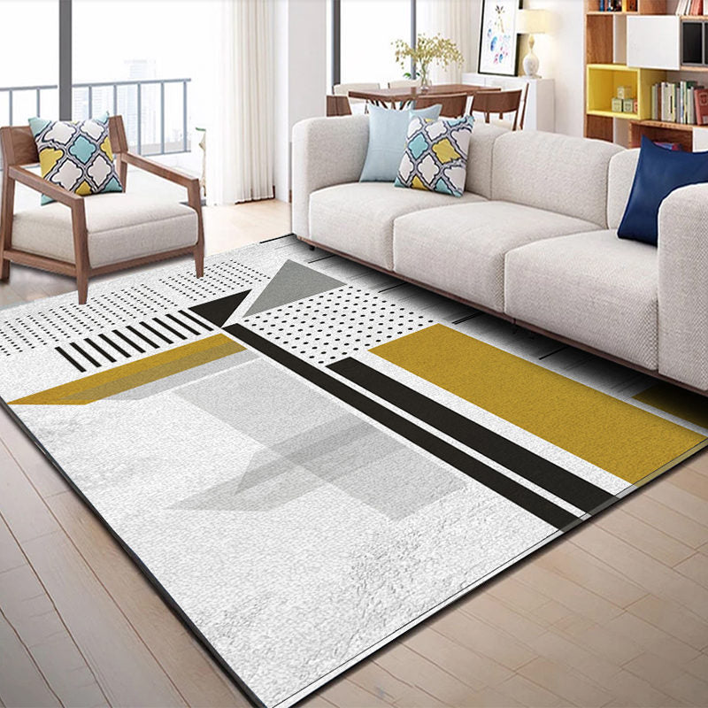 Casual rechthoek Print Rug Polyester binnen Tapijt Tapijt Non-Slip Backing Area Teken voor de woonkamer