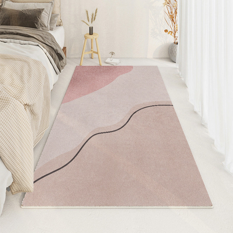 Zwart modern tapijt kneeftje kleur tapijt wasbaar tapijt voor woonkamer