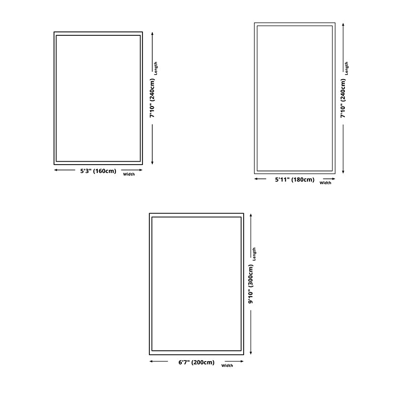 Light Brown Modern Rug Polyester Grid Rug Washable Rug for Living Room