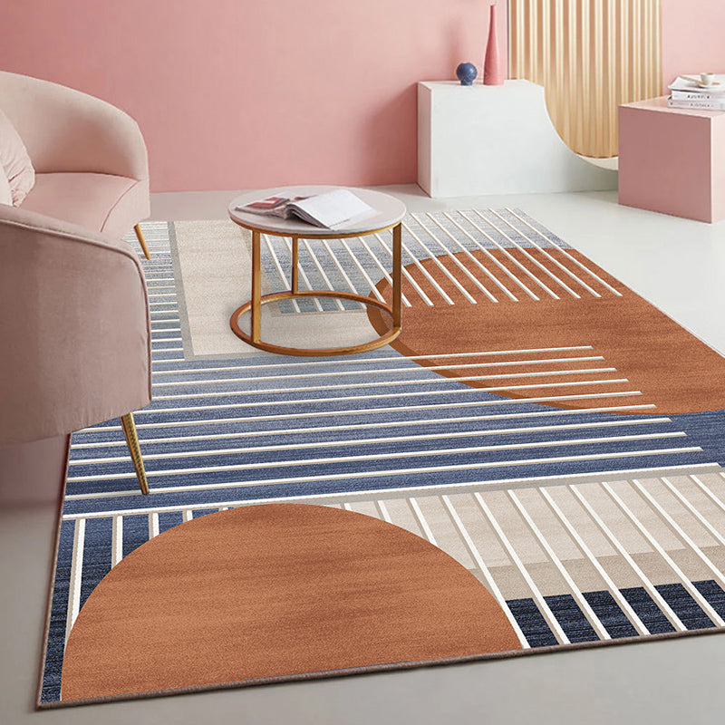 Bunt moderner Teppich Geometrisches Muster Polyester Fläche Teppich Färbung Resiatnt Teppich für Wohnkultur
