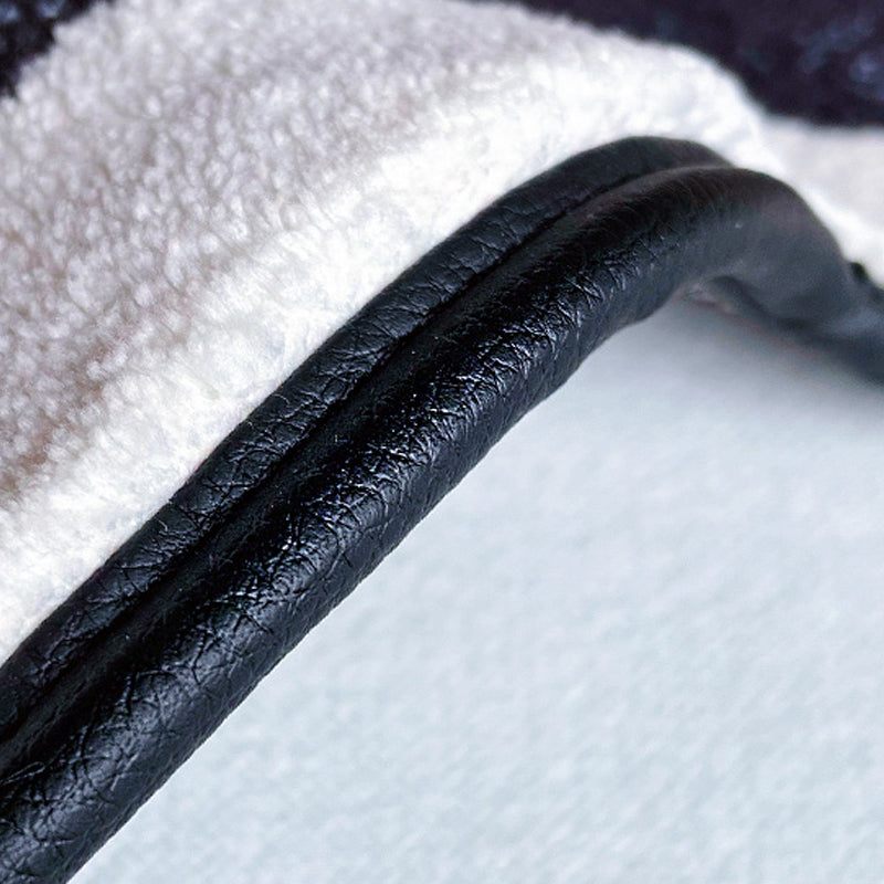 Round Zebra Printed Rug Modern Polyester Indoor Carpet Non-Slip Backing Area Rug for Living Room