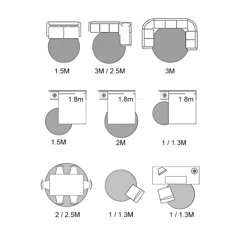 Modern Round Carpet Abstract Pattern Creative Area Rug Polyester Stain Resistant Rug for Living Room