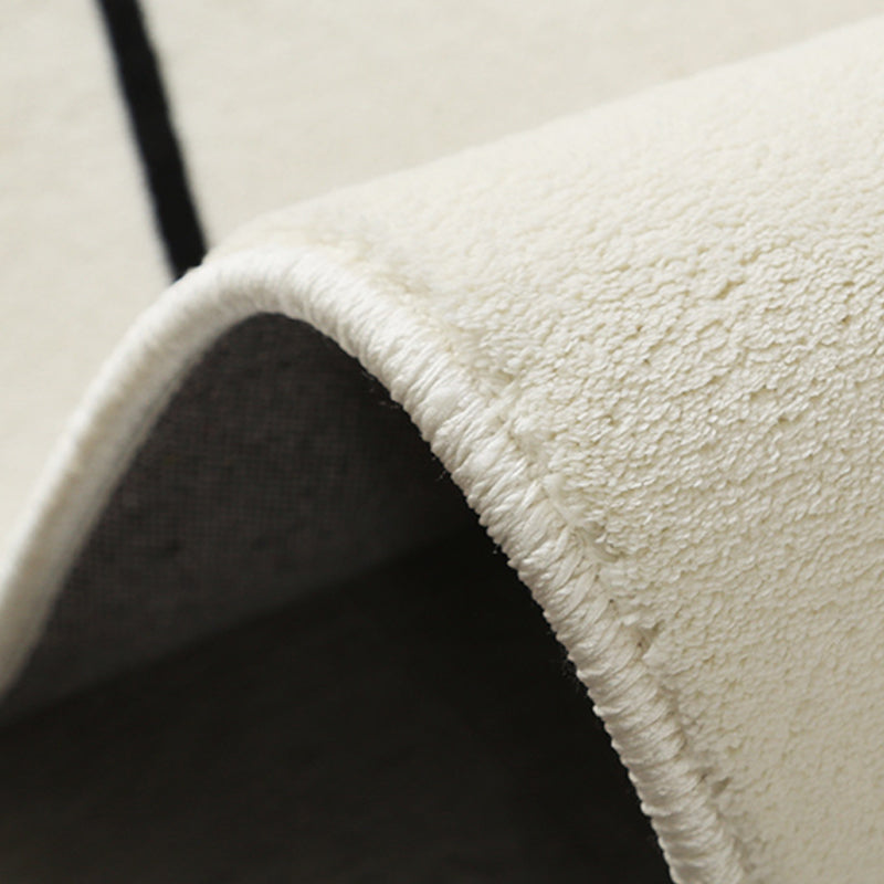 Leisure Area Rug Minimalist Polyester Carpet Washable Area Carpet for Living Room