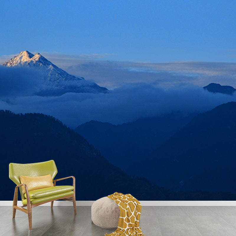 Himalayas View Mural Waterproof Wall Covering for Living Room Reading Room