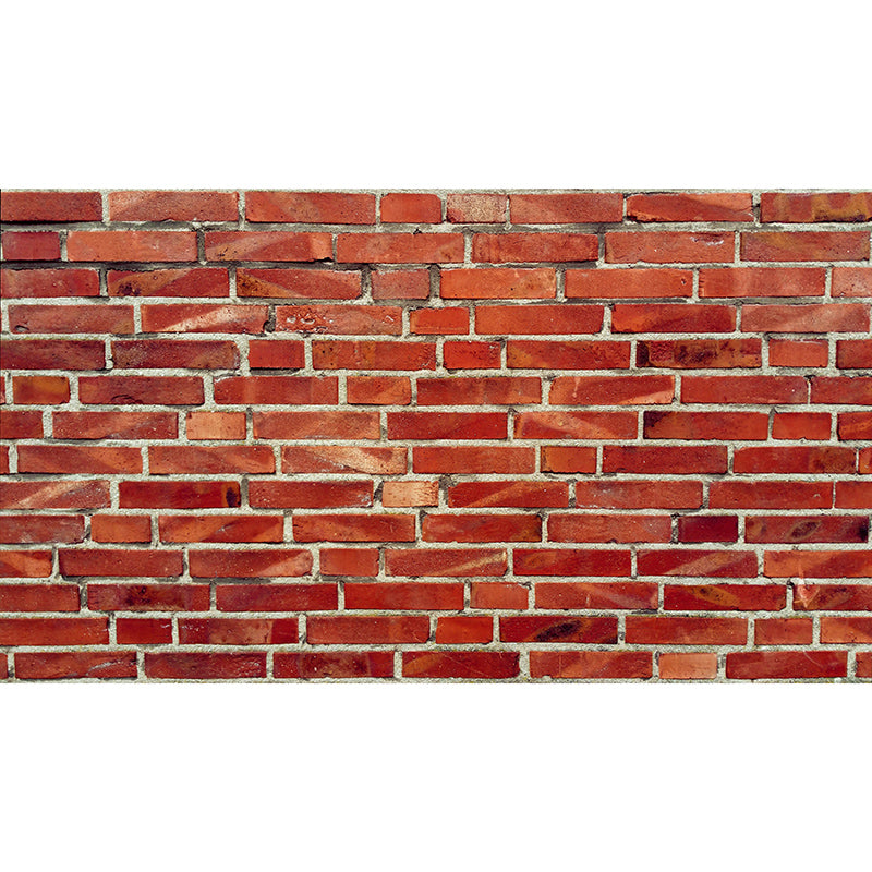Vintage Style Brick Wall Mural Wallpaper Moisture Resistant for Sleeping Room