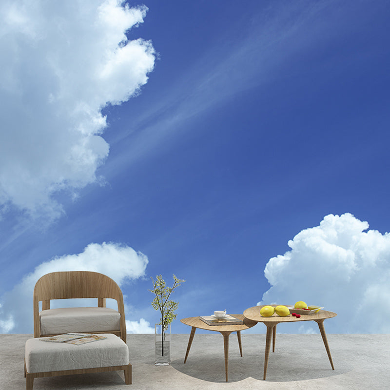 Sky Photo Mural Wallpaper for Restaurant Bedroom Decor, Made to Measure