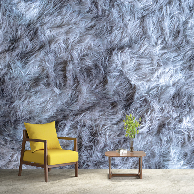 Simple Plumage Wall Murals Contemporary Wall Art for Bedroom, Water Resistant