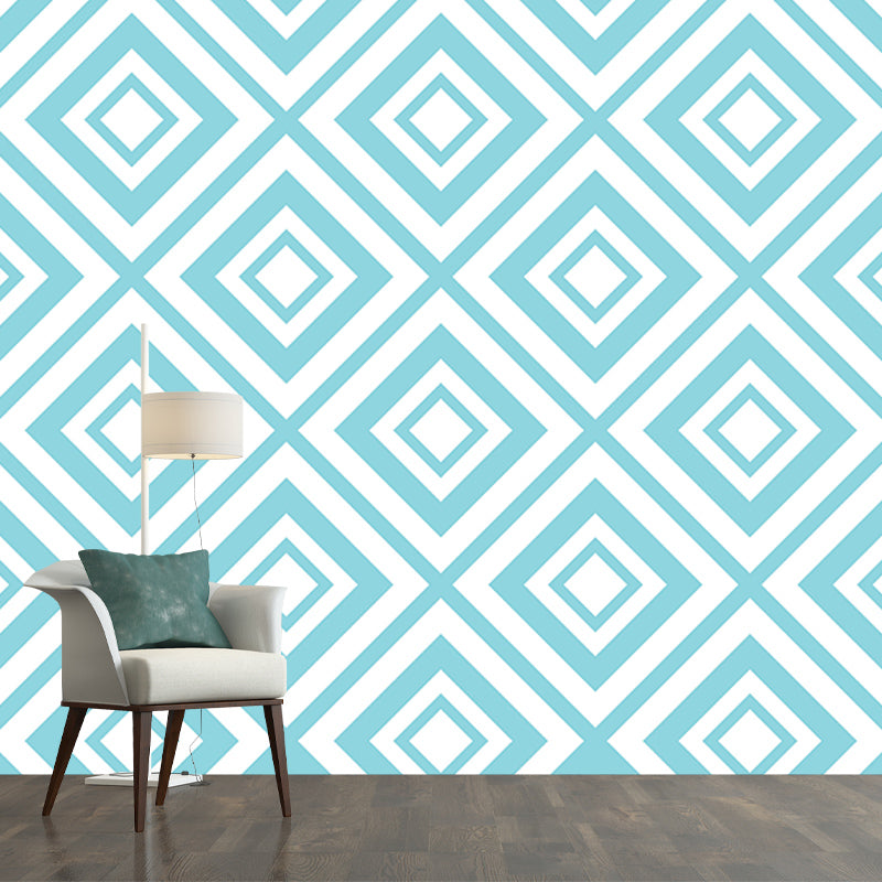 Geometry Wall MuralModern Decorative Dining Room Wall Decor, Custom Size Available