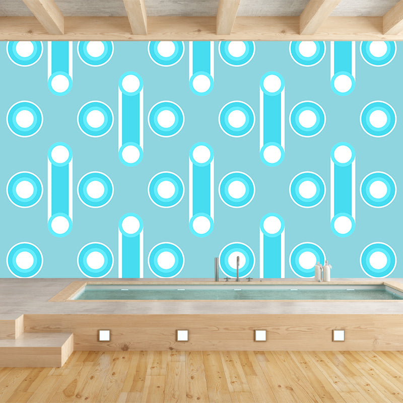 Geometry Wall MuralModern Decorative Dining Room Wall Decor, Custom Size Available