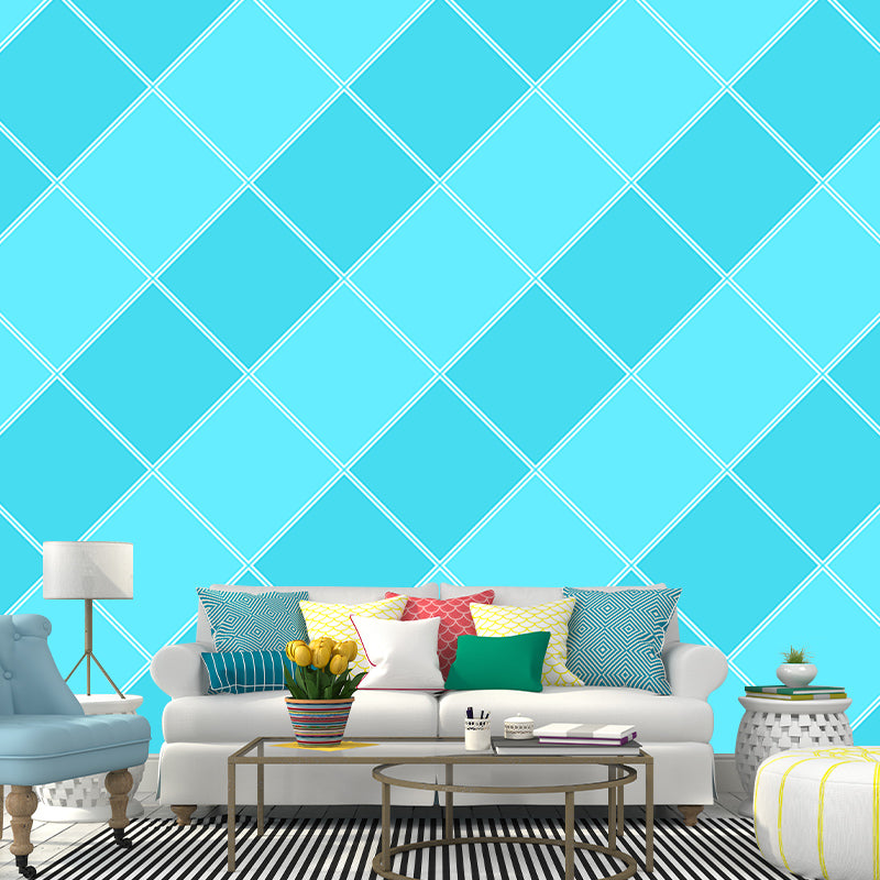 Geometry Wall MuralModern Decorative Dining Room Wall Decor, Custom Size Available