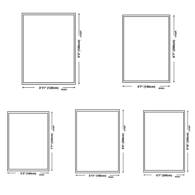 White Stripe Print Carpet Modern Polyester Area Rug Non-Slip Backing Rug for Home Decor