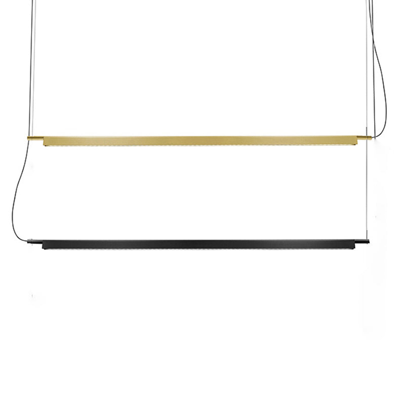 1 Light Linear Island Lights Contemporary Metal Island Lighting Fixture