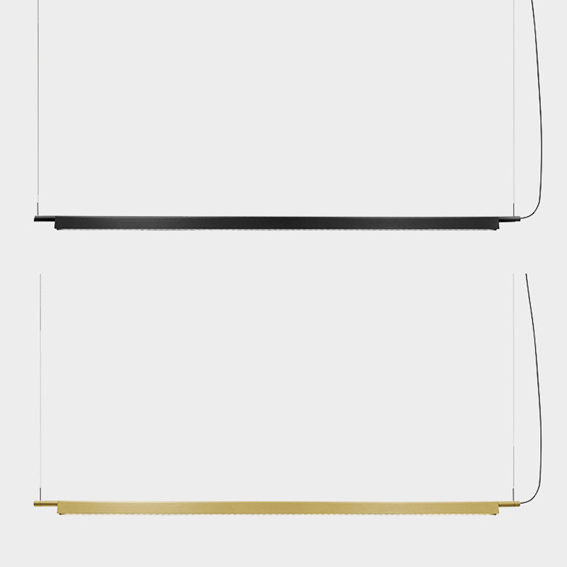 1 Light Linear Island Lights Contemporary Metal Island Lighting Fixture