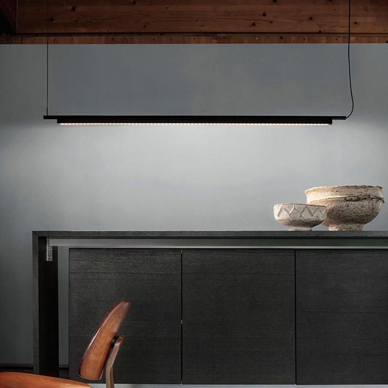 1 Light Linear Island Lights Contemporary Metal Island Lighting Fixture