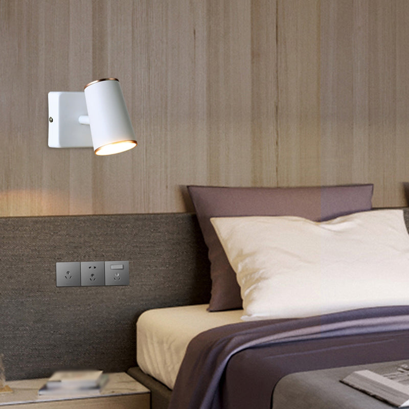 Hedendaagse stijl cilinder wand gemonteerd licht metaal 1 lichte wand gemonteerd lamp