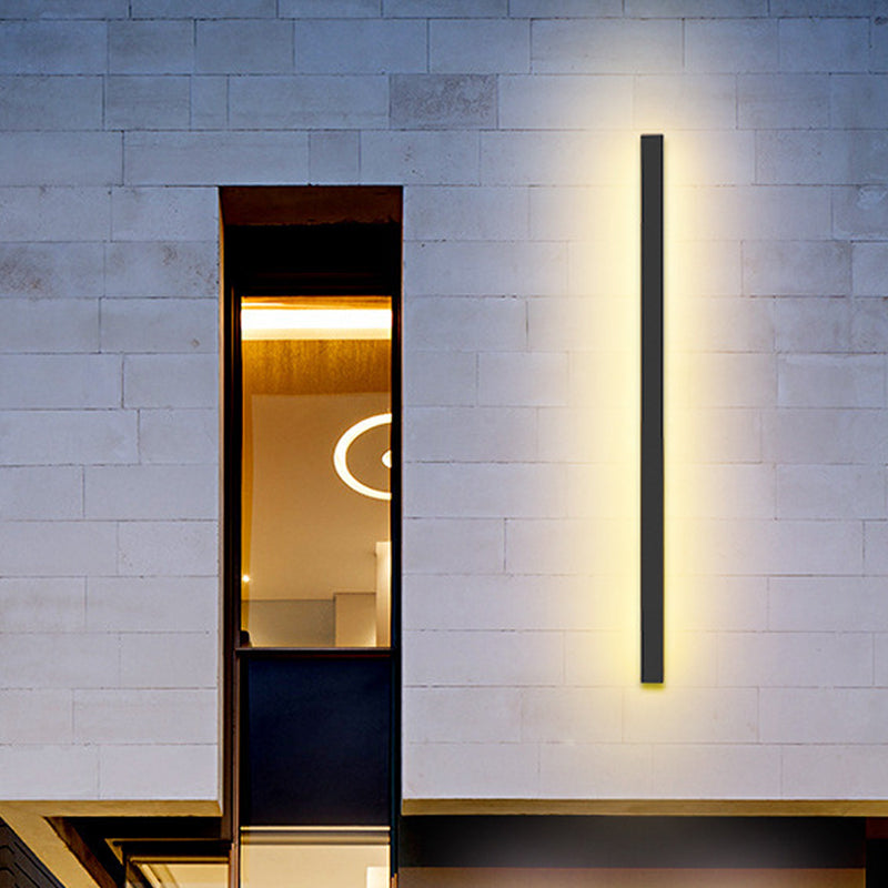 Moderner linearer Wandmontage -Metall -Metall -1 -leichter Wandmontagelampe