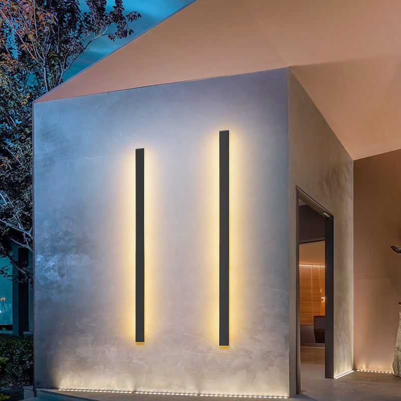 Moderner linearer Wandmontage -Metall -Metall -1 -leichter Wandmontagelampe