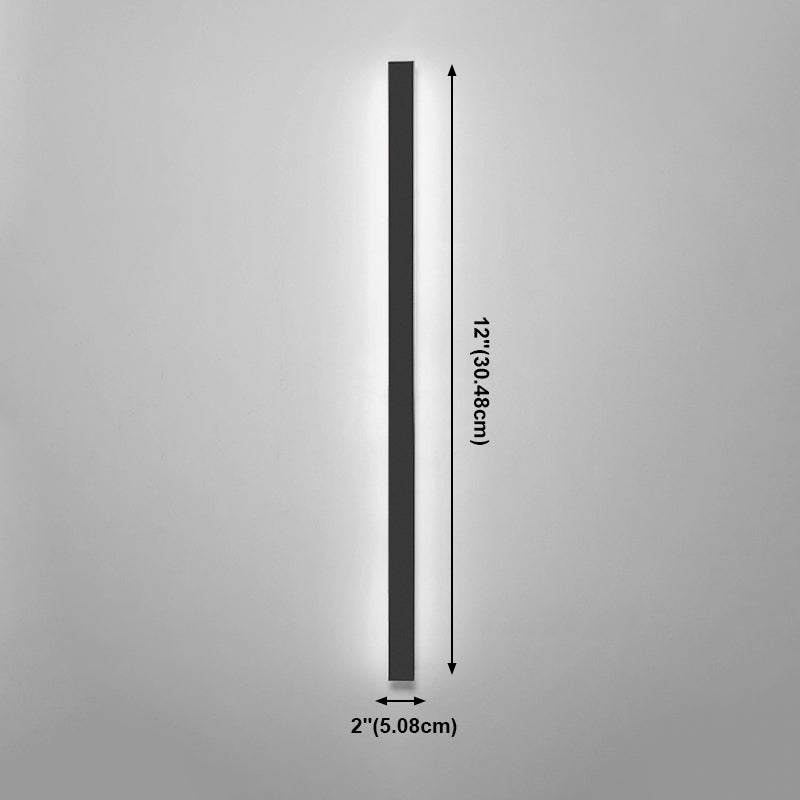 Moderner linearer Wandmontage -Metall -Metall -1 -leichter Wandmontagelampe