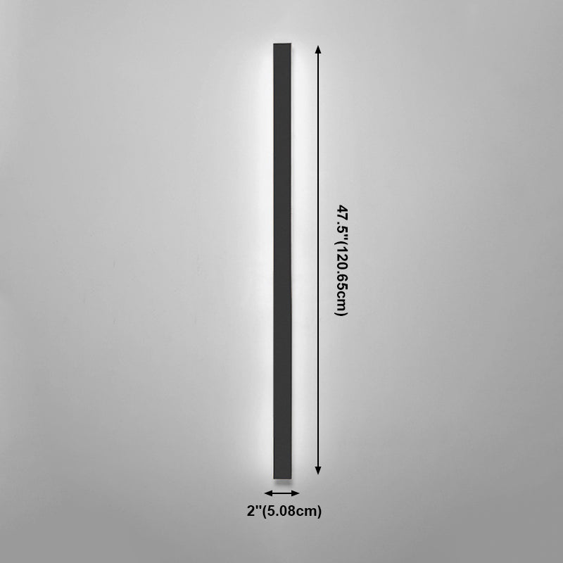 Lámpara de luz de luz lineal de estilo lineal de estilo moderno 1 lámpara de pared ligera