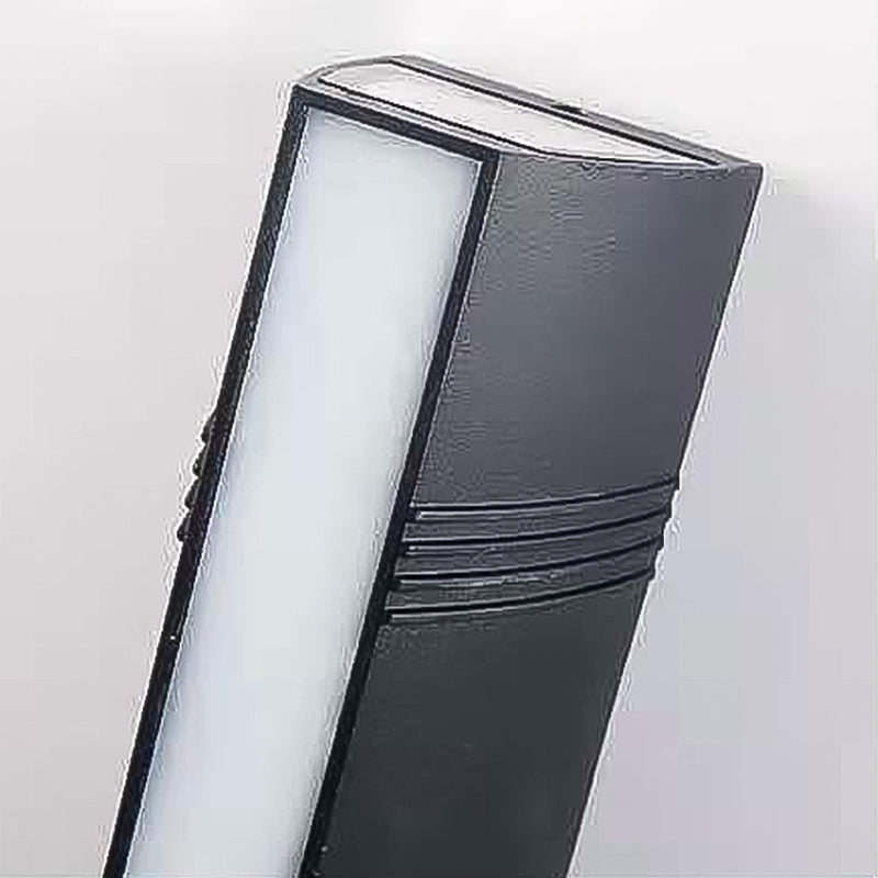 Moderner Stil rechteckiger Wand montiertes Licht Metall 3 Leuchten Wandscheibe Lob Schonce