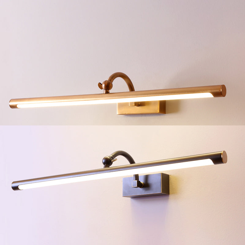 Lámparas de pared LED geométricas de estilo moderno metal 1 luces de montura de pared de espejo de 1 luces