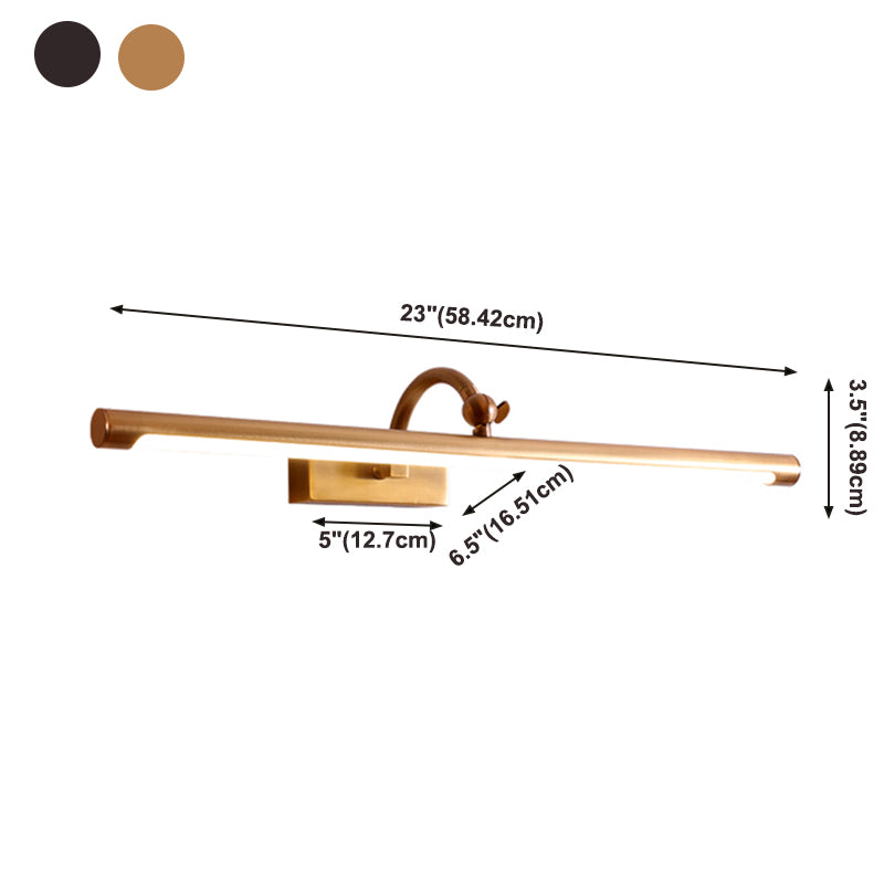 Lámparas de pared LED geométricas de estilo moderno metal 1 luces de montura de pared de espejo de 1 luces