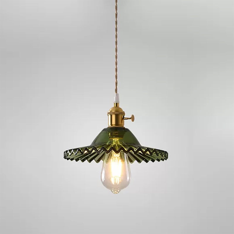 Moderne stijl potbedekking hangend glas 1 lichthangende lamp voor binnenruimtes