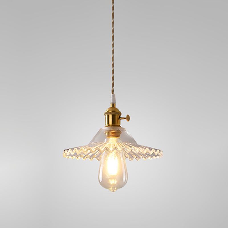 Moderne stijl potbedekking hangend glas 1 lichthangende lamp voor binnenruimtes