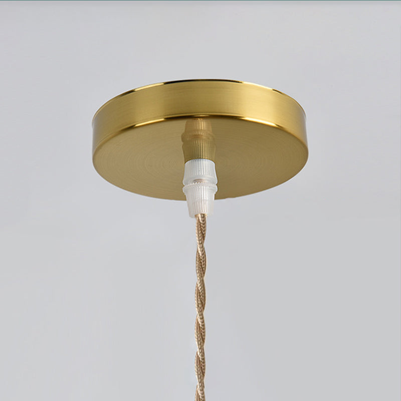 Moderne stijl potbedekking hangend glas 1 lichthangende lamp voor binnenruimtes