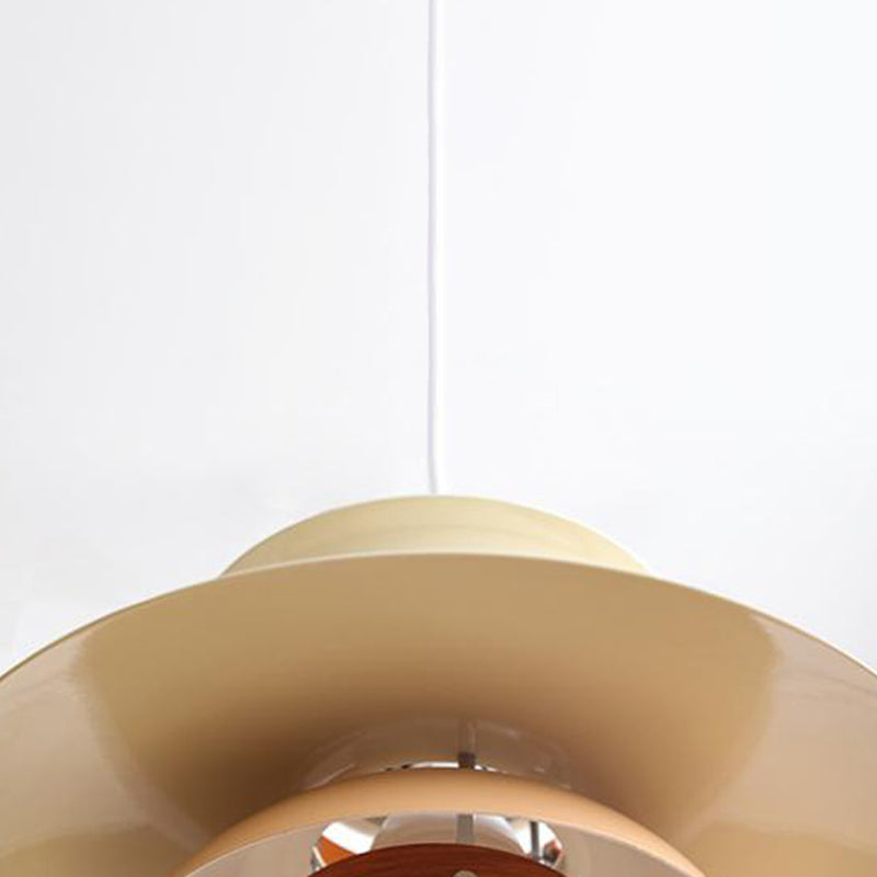 Modern Style Unique Shade Hanging Light Metal 1 Light Pendant Lamp for Home Stay