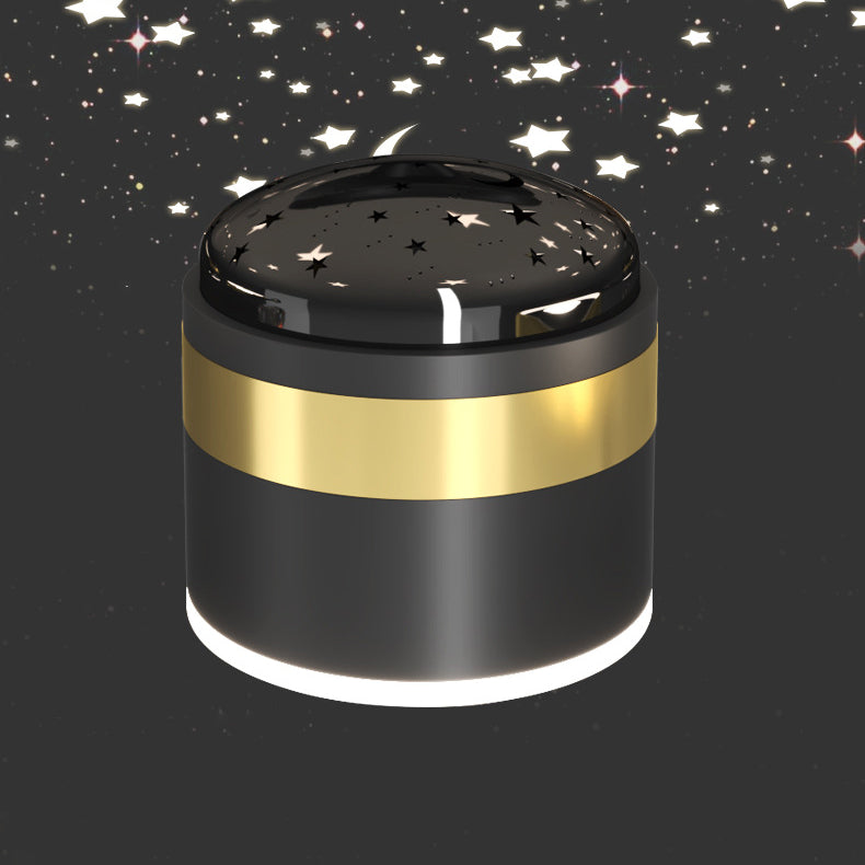 Geometric Island Lights Modern Metal Island Lamp with Fan in Black and Gold