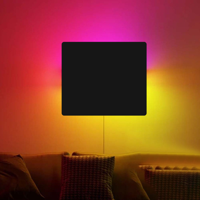 Modern Style Geometric Led Wall Lamp Metal 1-Light Wall Mount Light Fixture