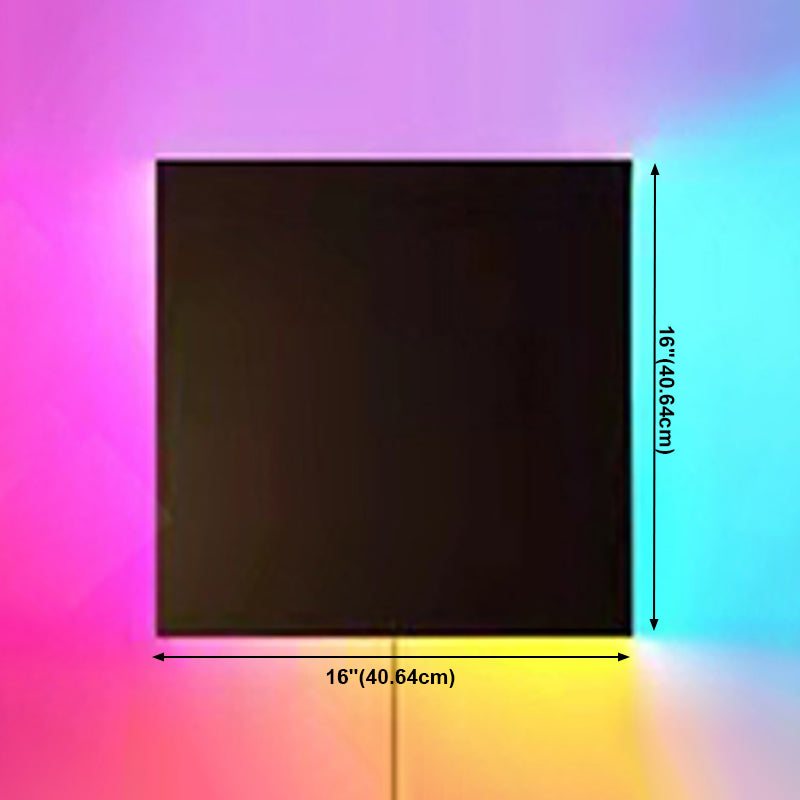 Modern Style Geometric Led Wall Lamp Metal 1-Light Wall Mount Light Fixture