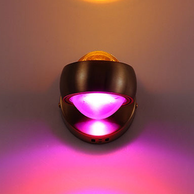 Modern Style Round Led Wall Lamp Metal Wall Mount Light Fixture